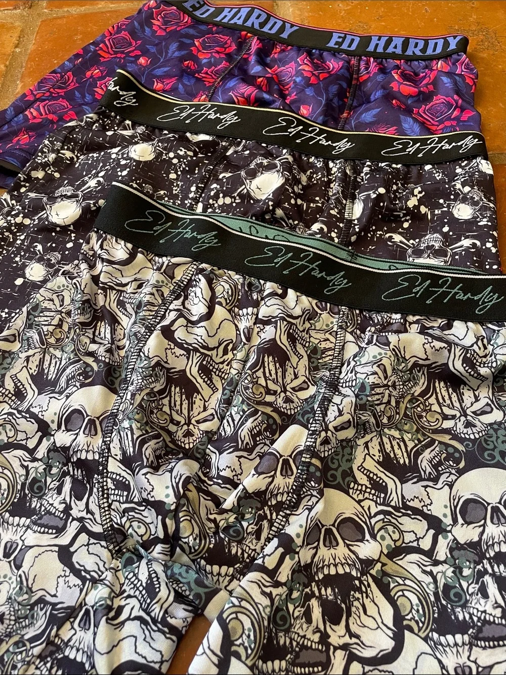 Ed Hardy performance boxer briefs | Set of 3 | Size Small